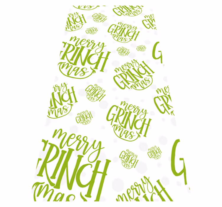 Alfombra vinílica navidad diseño original grinchmas - TenVinilo