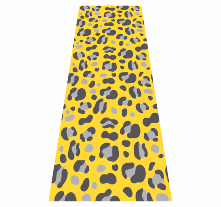 Alfombra vinílica animal print pantone leopardo - TenVinilo
