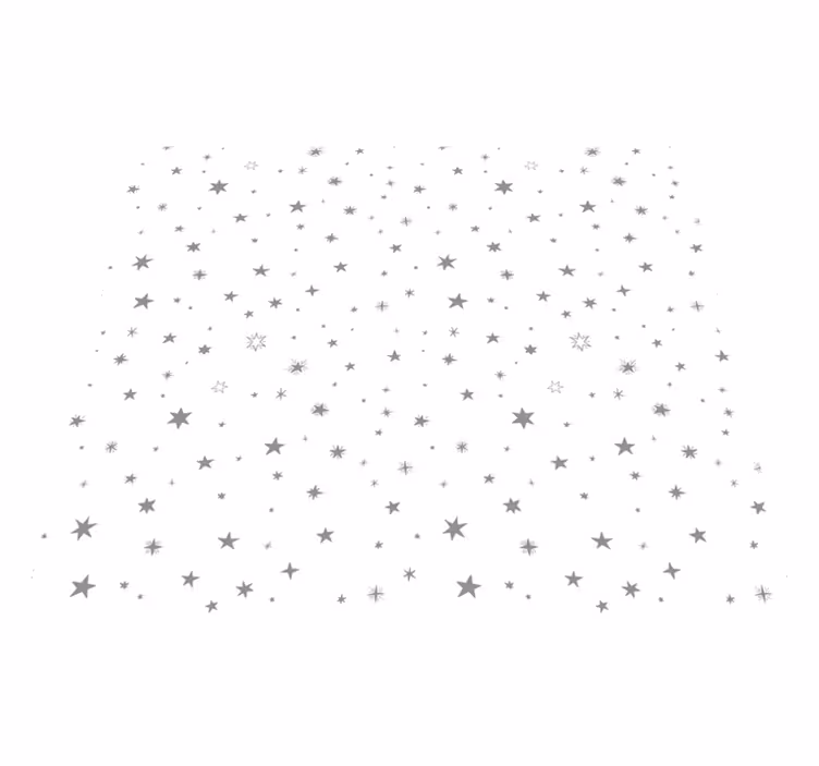 Alfombra vinílica estrellas fondo gris con estrellas blancas - TenVinilo