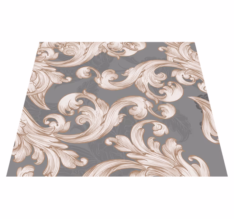 Alfombra vinílica dormitorio belle gris - TenVinilo