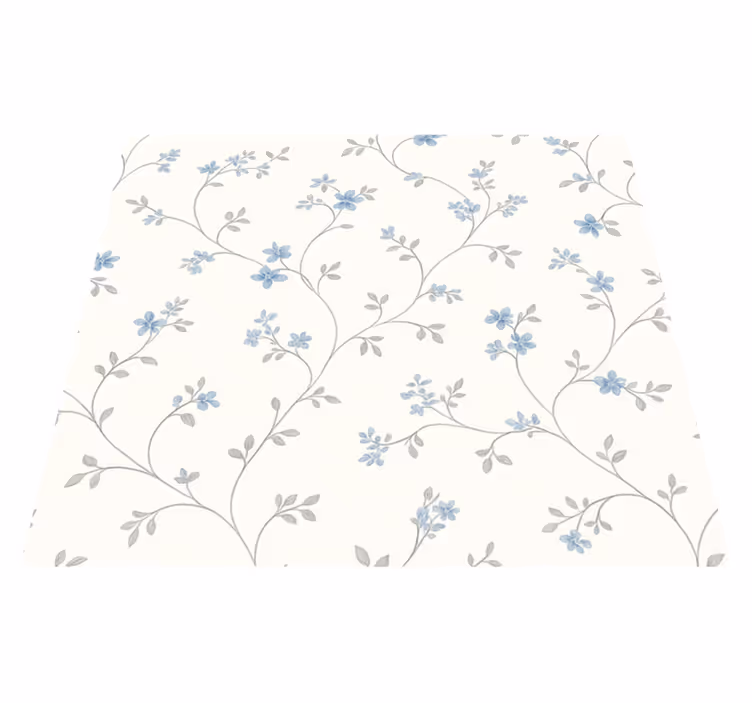 Alfombra vinílica dormitorio sendero azul clásico - TenVinilo