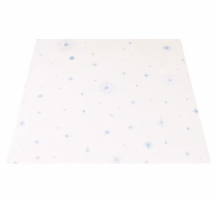 Alfombra vinílica dormitorio estrella celestial - TenVinilo