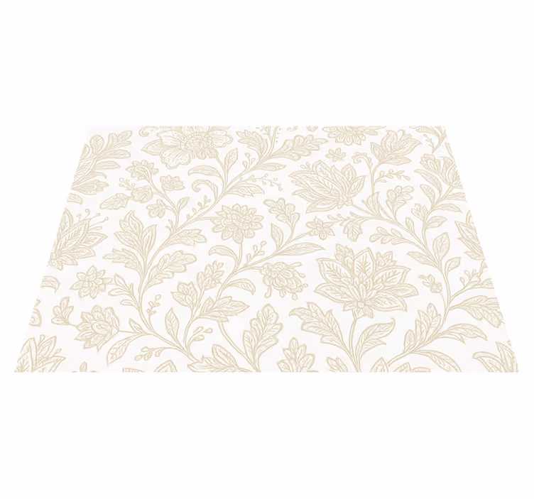 Alfombra vinílica dormitorio estilo bohemio decorativo - TenVinilo