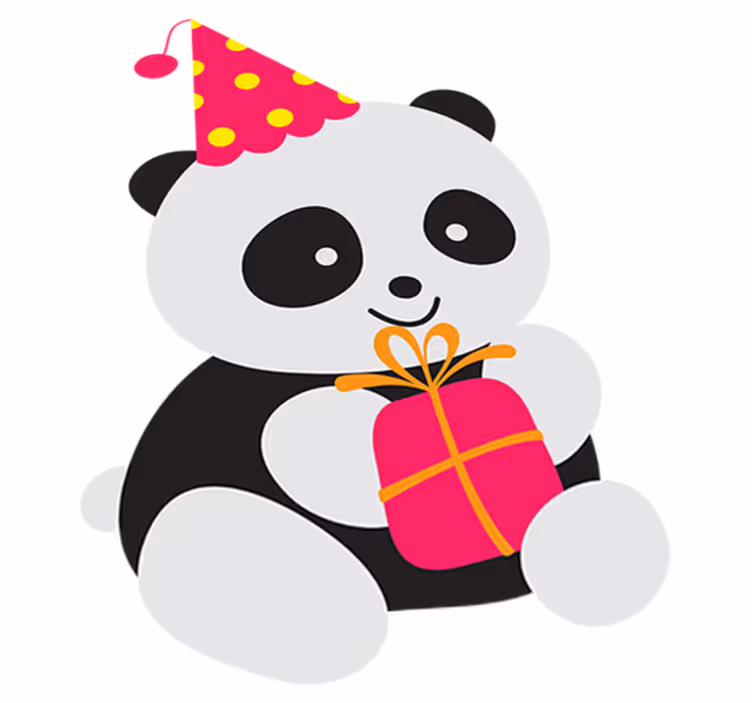 Alfombra vinílica infantil panda bebé con regalo - TenVinilo