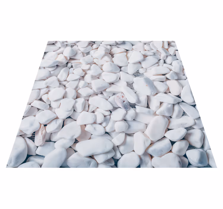 Alfombra vinílica baño adhesivo imitación piedra - TenVinilo
