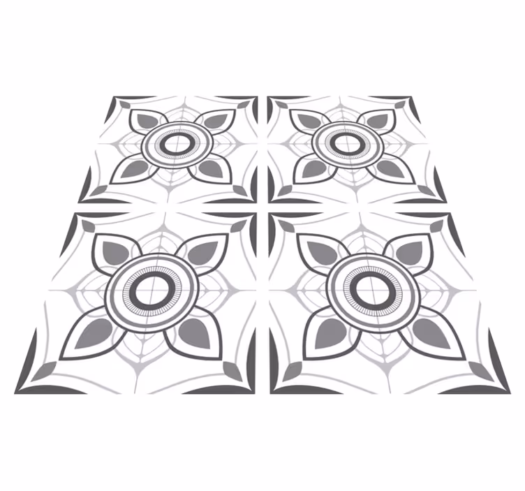 Alfombra vinílica cocina adhesivo de azulejos portugueses - TenVinilo