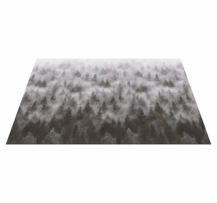 Alfombra vinílica dormitorio montaña misteriosa 3d - TenVinilo