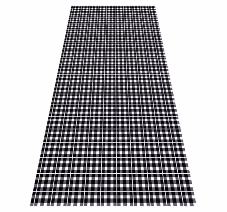 Alfombra vinílica oficina cuadro blanco y negro - TenVinilo