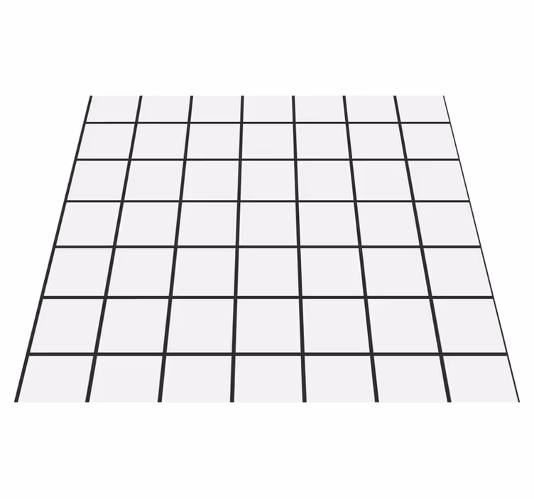 Alfombra vinílica dormitorio tablero irregular - TenVinilo