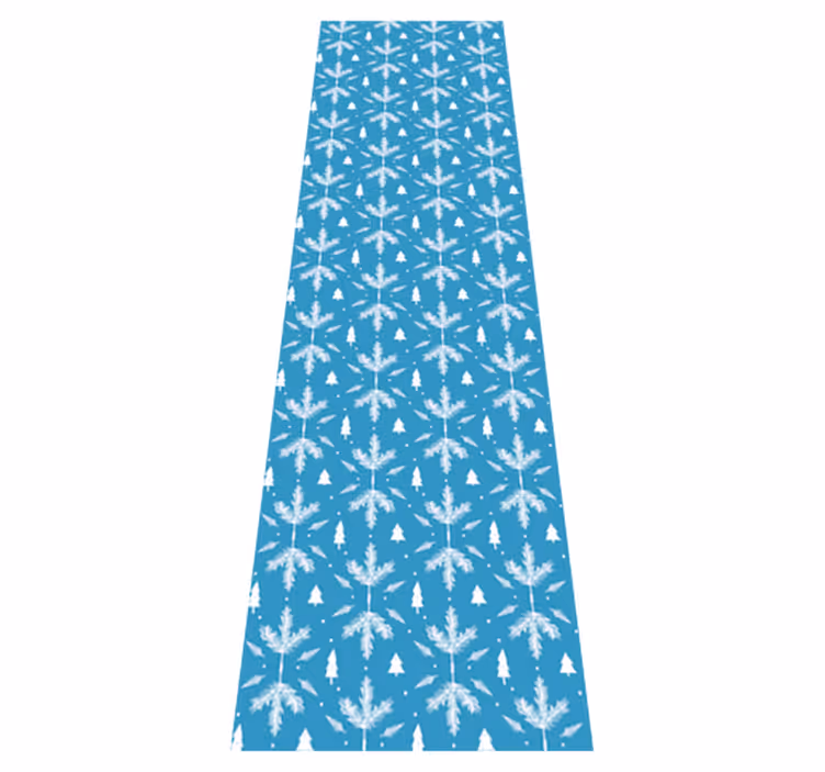 Alfombra vinílica dormitorio estilo nórdico azul - TenVinilo
