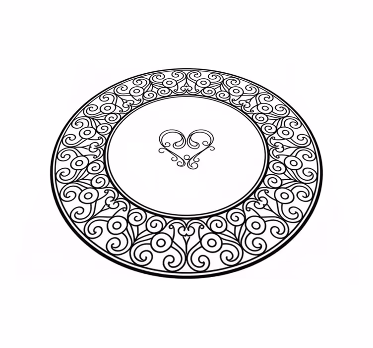 Alfombra vinílica dormitorio amor verdadero - TenVinilo