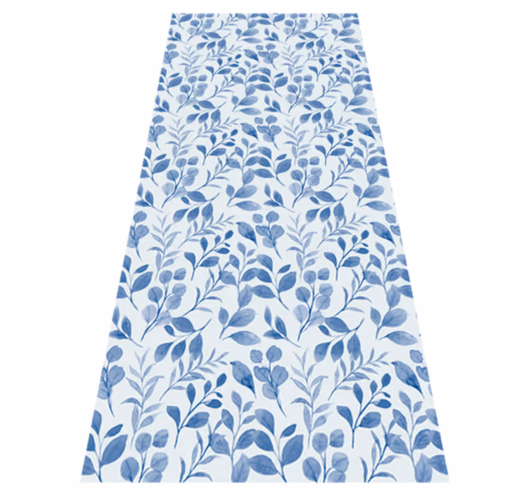 Alfombra vinílica naturaleza hojas desvanecidas estilo nuevo - TenVinilo