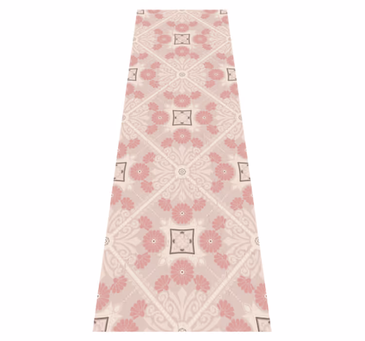 Alfombra vinílica vintage diseño estilo pastel - TenVinilo