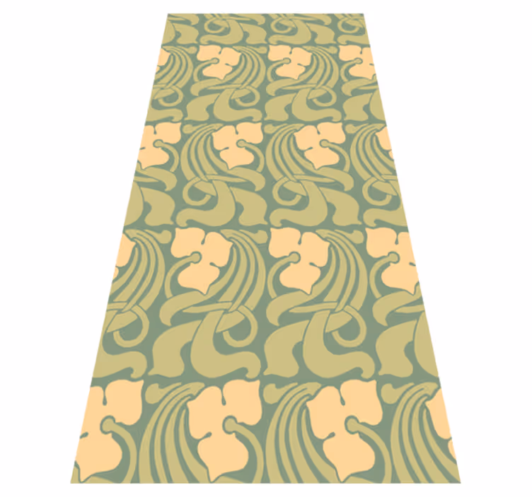 Alfombra vinílica vintage patrón estilo moderno - TenVinilo