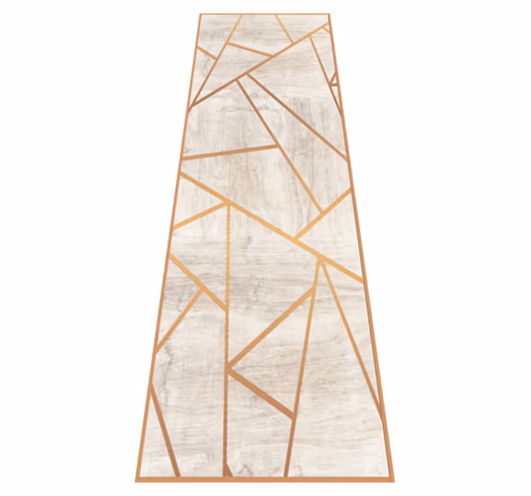 Alfombra vinílica textura patrón geométrico madera nogal - TenVinilo