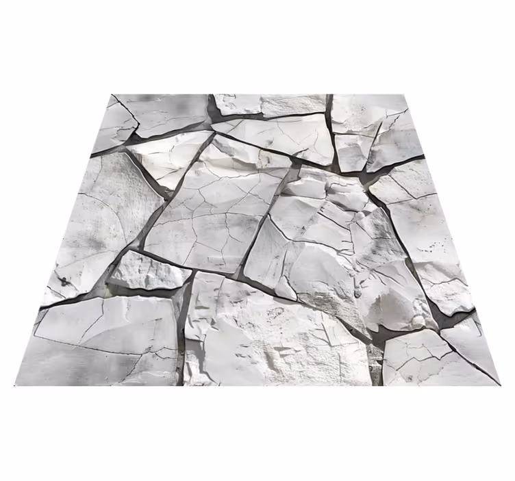 Alfombra vinílica textura diseño gris - TenVinilo