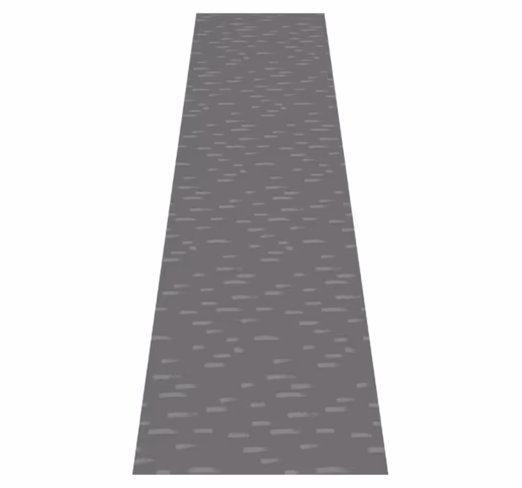 Alfombra vinílica pasillo rayas de hormigón gris minimalista - TenVinilo