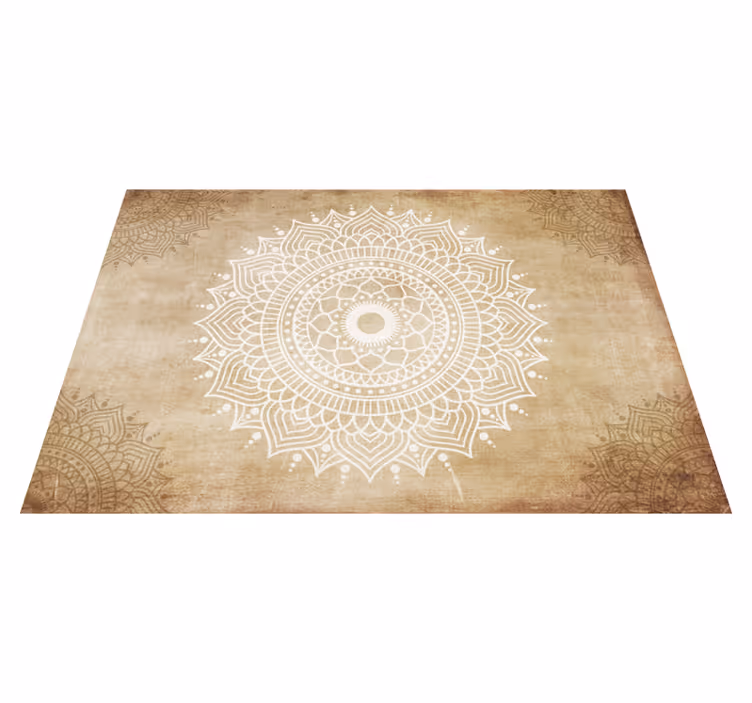 Alfombra vinílica beige textura papel antiguo - TenVinilo