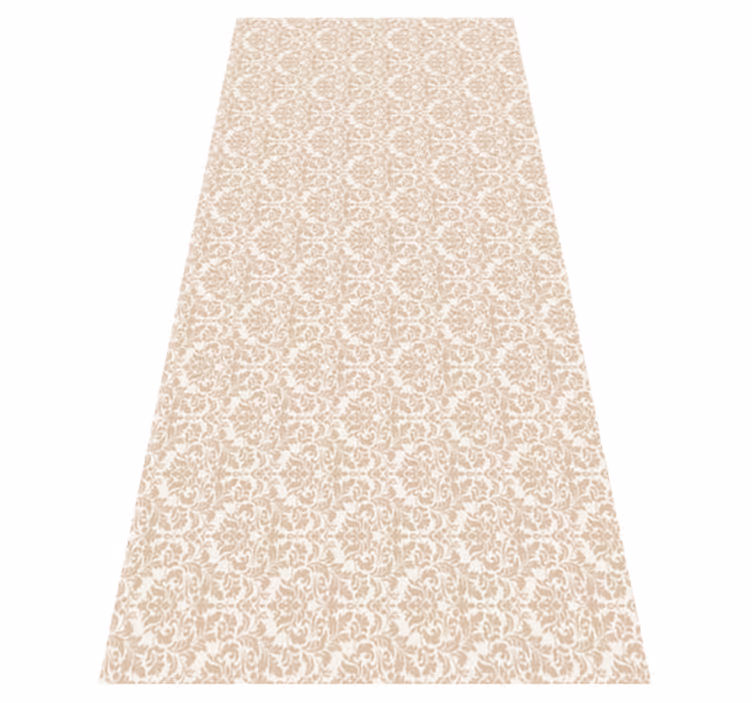 Alfombra vinílica beige patrón beige antiguo claro - TenVinilo