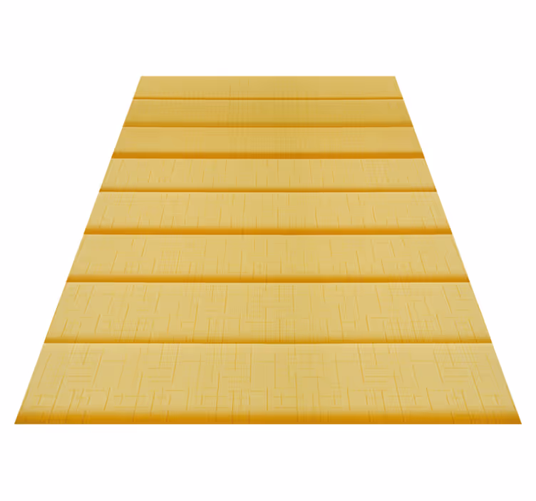 Alfombra vinílica amarilla efecto tela - TenVinilo