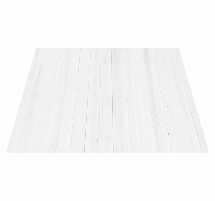 Alfombra vinílica blanca patrón de madera hamptons - TenVinilo