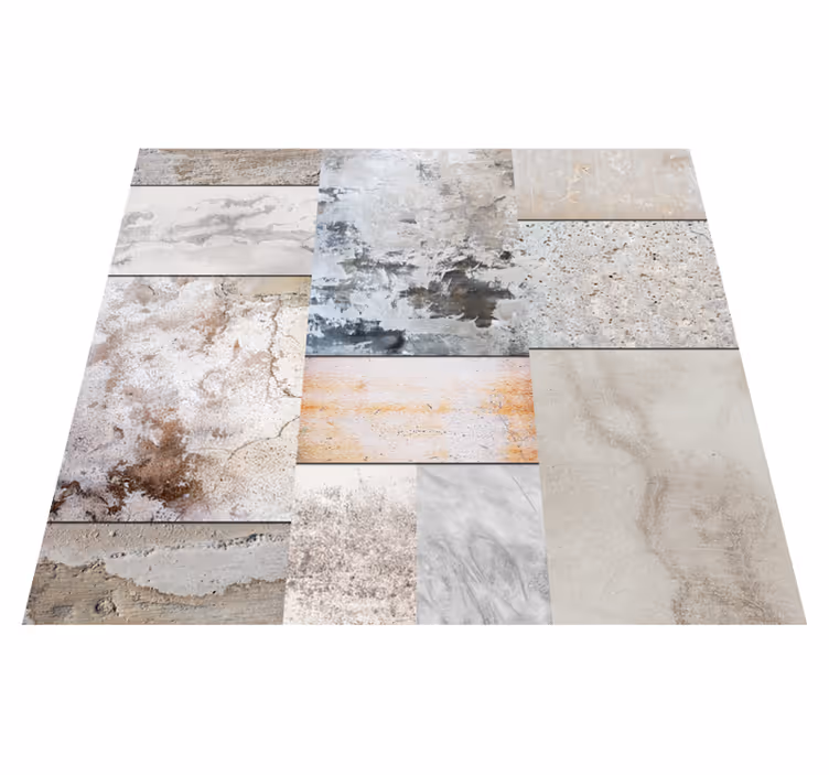 Alfombra vinílica exterior superficie texturizada moderna - TenVinilo