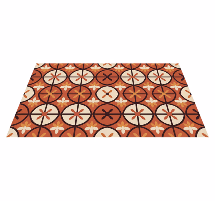 Alfombra vinílica roja para tu hogar red - TenVinilo