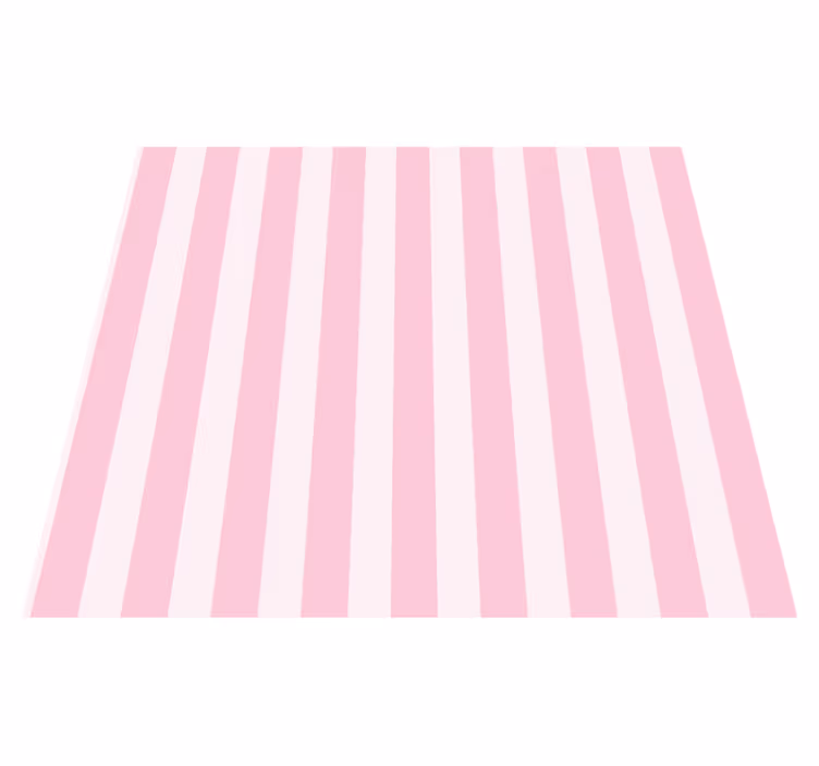 Alfombra vinílica rosa rayas interiores - TenVinilo