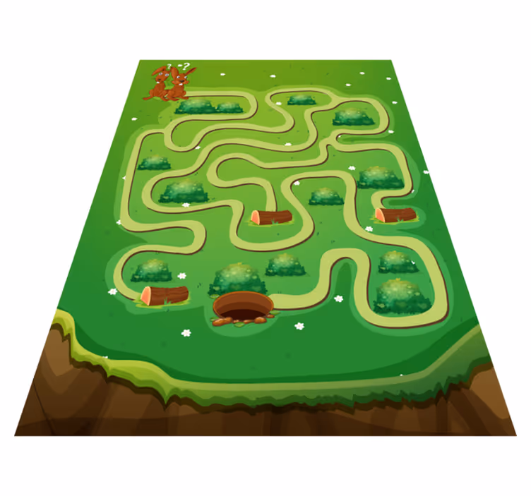 Alfombra vinílica juegos camino lúdico - TenVinilo