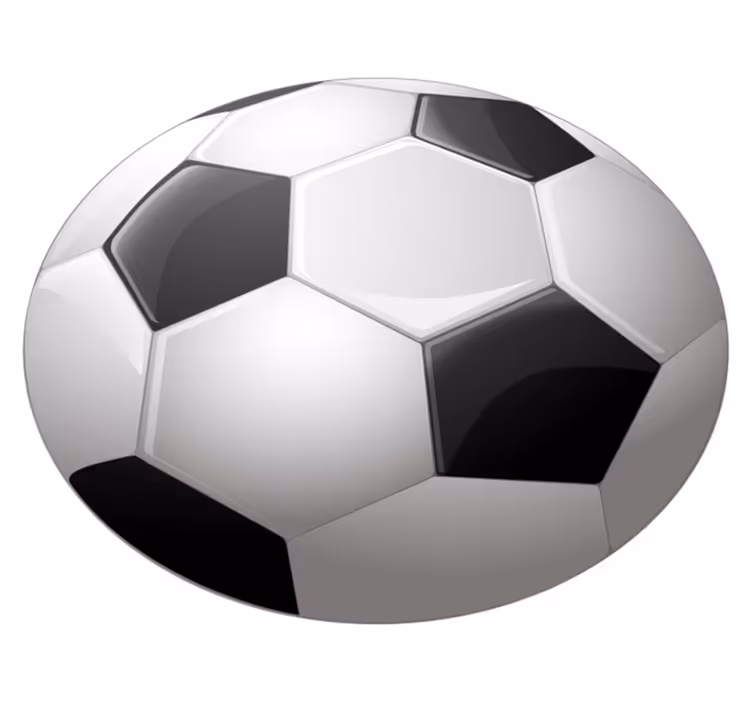 Alfombra vinílica pelota de fútbol - TenVinilo