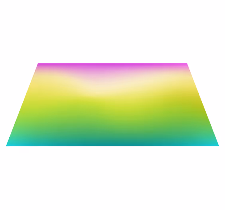 Alfombra vinilica moderna colores fluorescente - TenVinilo