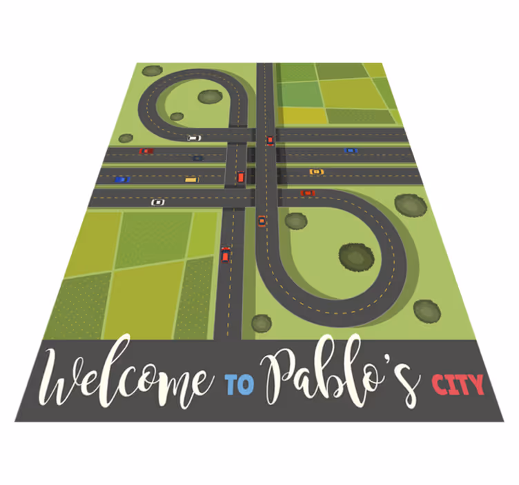 Alfombra vinílica personalizable mapa de juego modificable - TenVinilo