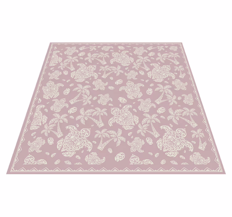 Alfombra vinílica mandala mandala paisley - TenVinilo