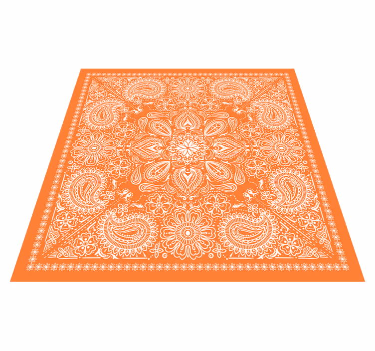 Alfombra vinílica mandala adorno mandala - TenVinilo