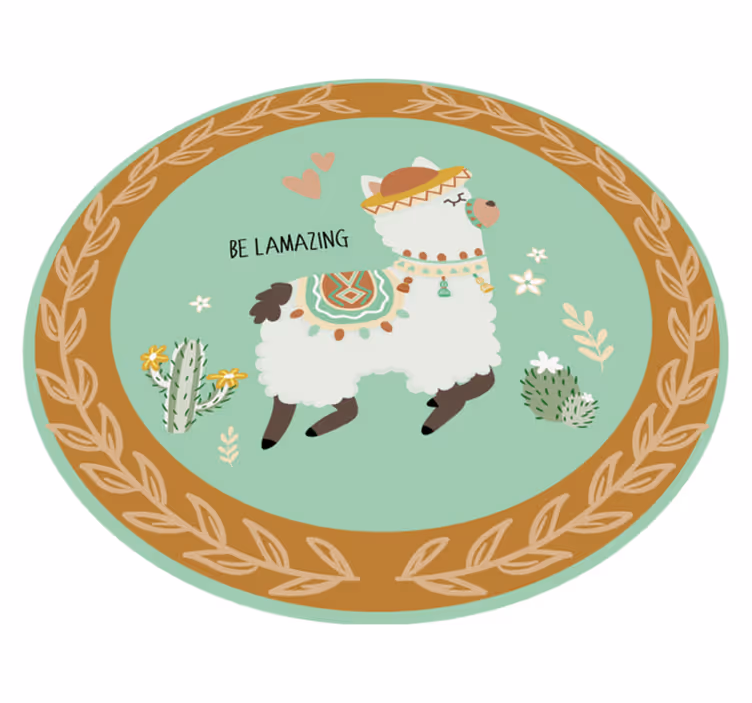 Alfombra vinílica de animales ser llamativo - TenVinilo