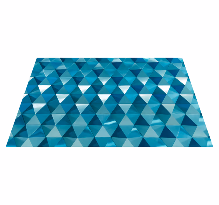 Alfombra de vinilo geométrica Patrón de diamante 3d - TenVinilo