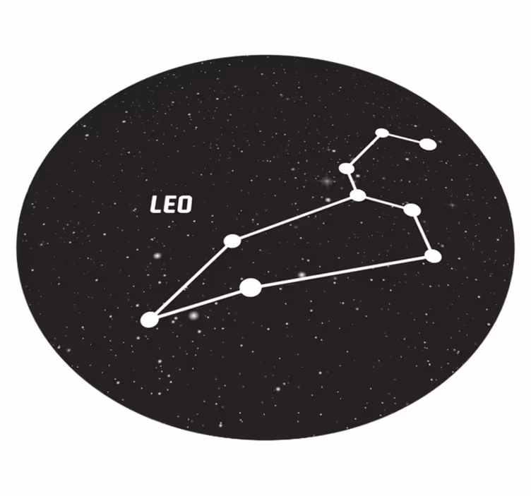 Alfombra vinílica estrellas constelación astronomía - TenVinilo