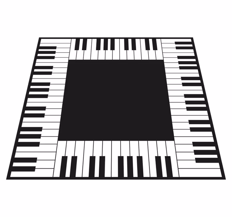 Alfombras vinílicas modernas alfombra de vinilo cocina piano - TenVinilo