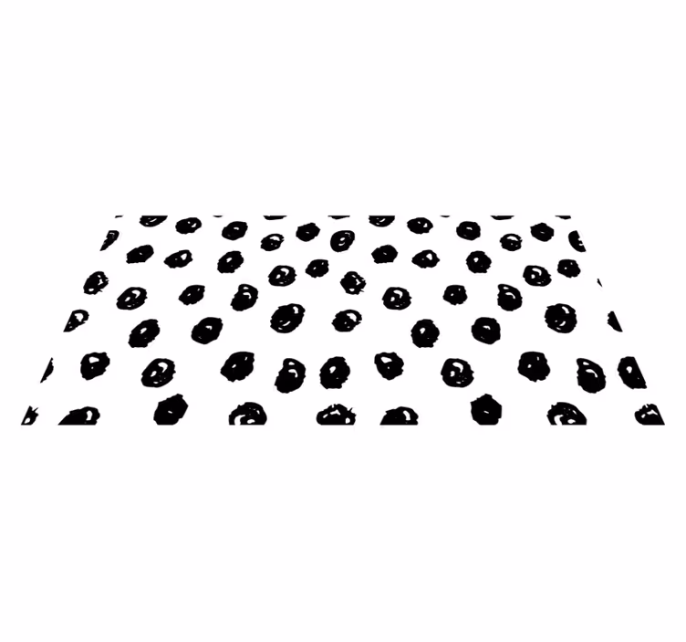 Alfombra vinílica animal print resumen manchado - TenVinilo
