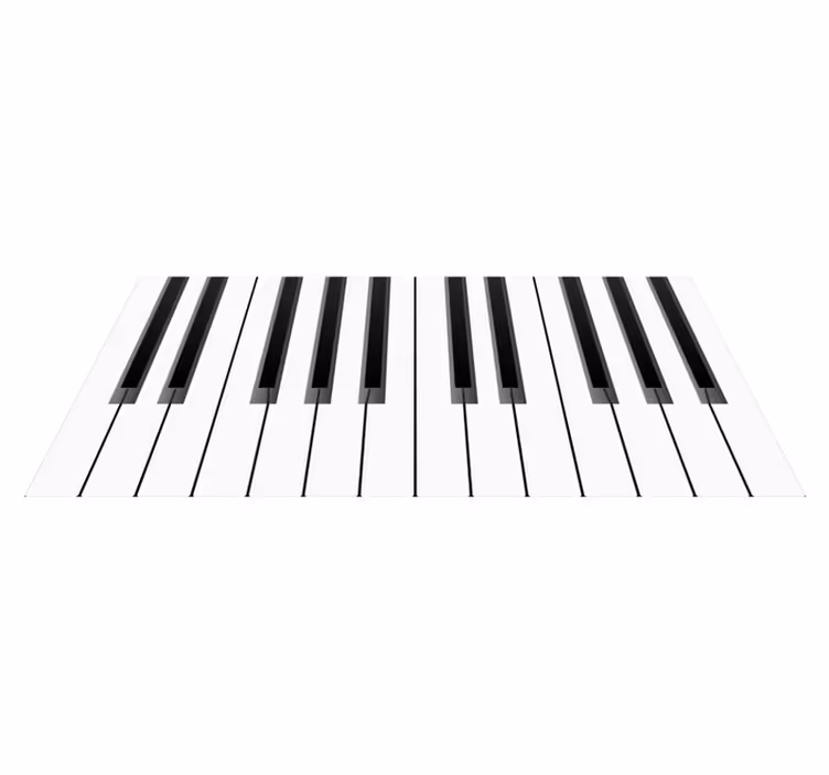 Alfombras vinílicas modernas Piano grande - TenVinilo