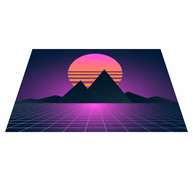 Alfombras vinílicas modernas Sol vintage y retro - TenVinilo