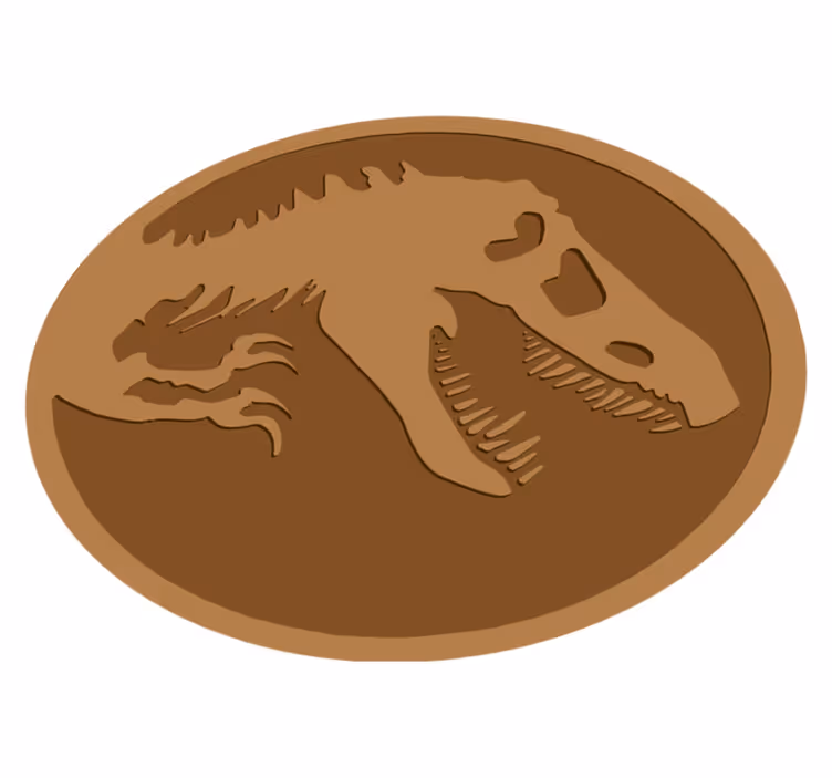 Aflombra vinílica animales Esqueleto de dinosaurio - TenVinilo