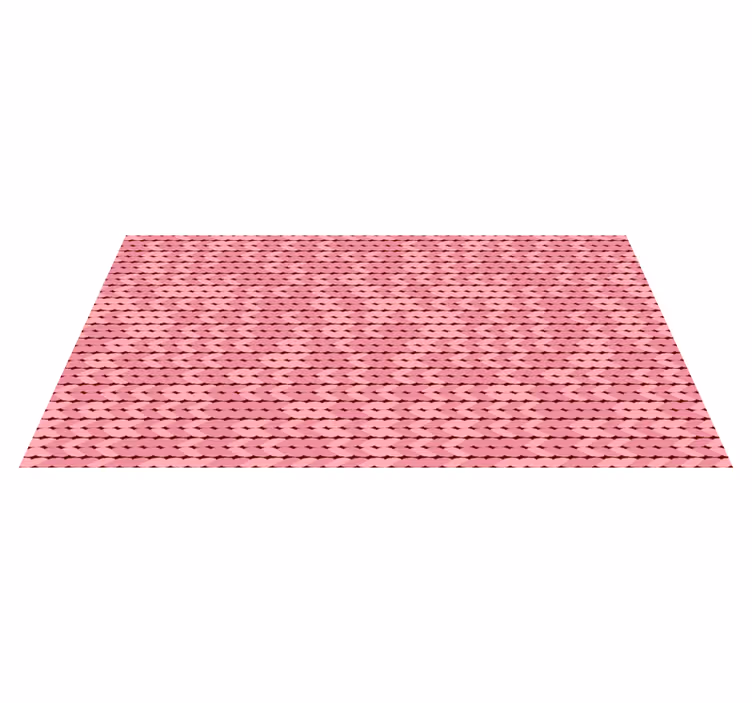 Alfombra vinílica texturas cuerdas rosas - TenVinilo