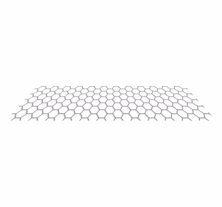 Alfombra vinílica cocina mosaico hexagonal - TenVinilo