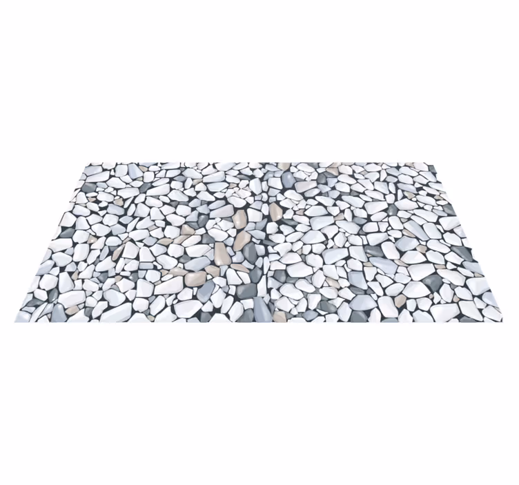 Alfombra vinilo cocina Rocas de dibujos animados - TenVinilo