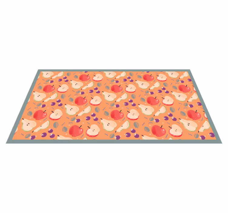 Alfombra vinílica de animales erizos encantadores - TenVinilo