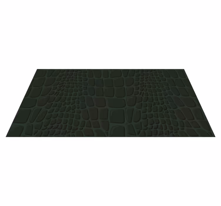 Alfombra vinílica animal print superficie textura cocodrilo - TenVinilo