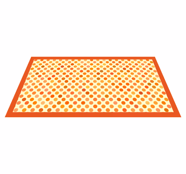 Alfombra vinílica rayas matrices de lunares - TenVinilo