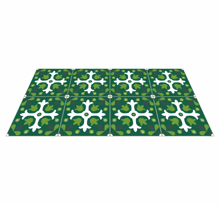 Alfombras de vinilo de azulejos Esmeralda - TenVinilo