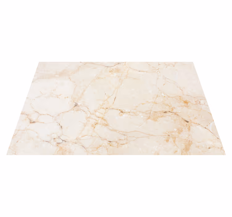 Alfombra vinílica dormitorio efecto mármol blanco - TenVinilo